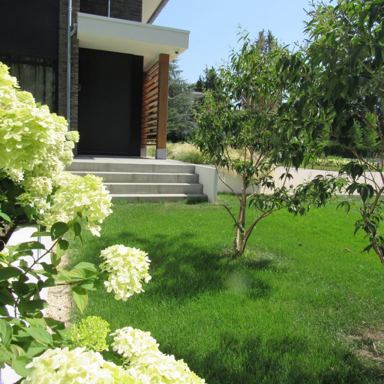 villatuin gazon beplanting
