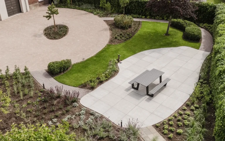 Landelijke tuinontwerp